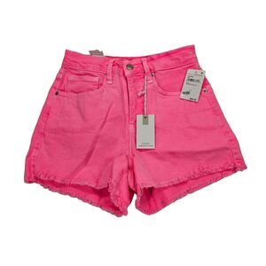 Good American Shorts Womens‎  0 / 25 Good '90s Hawiian Pink 001 GNS046T NWT